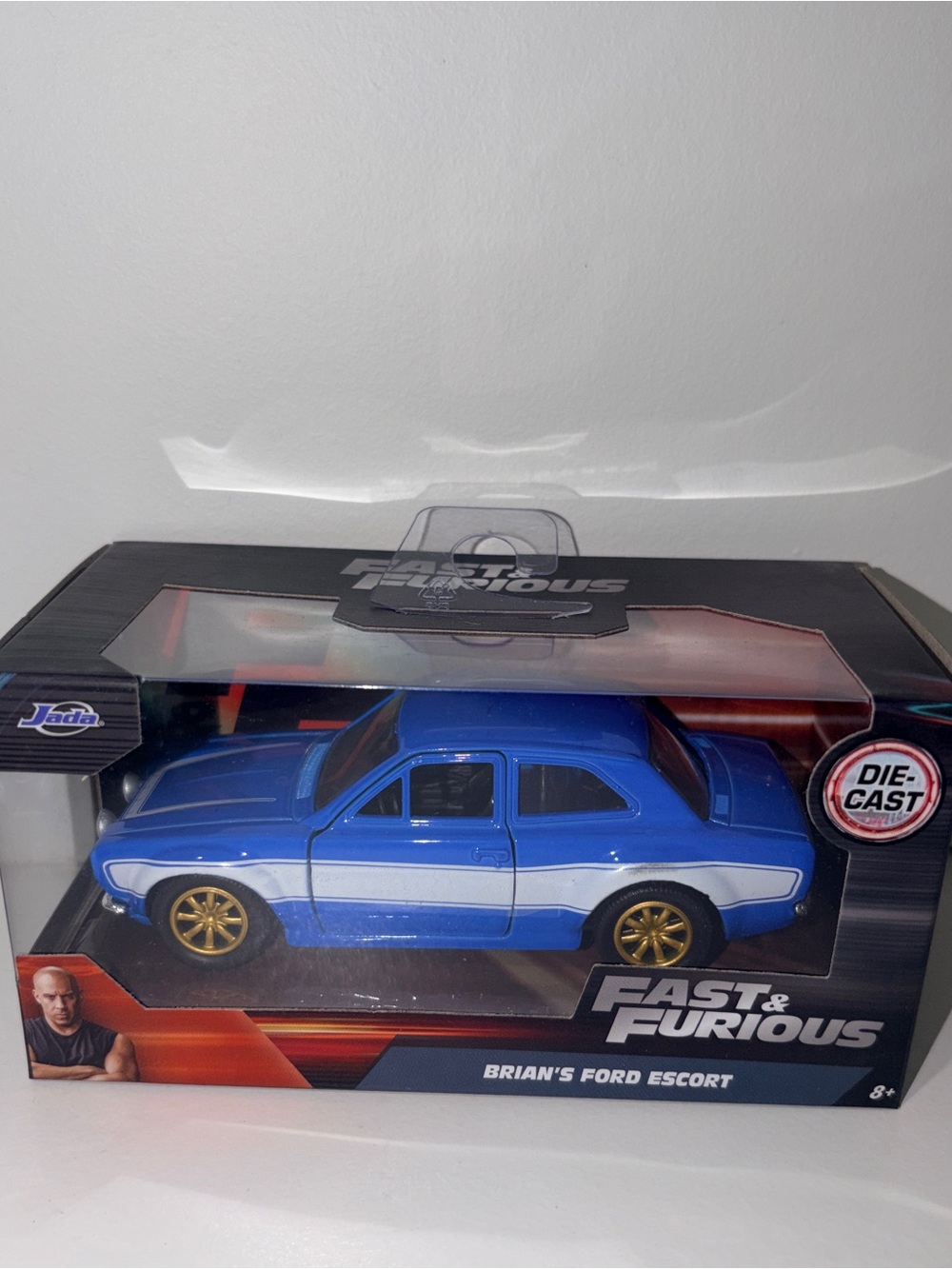 Fast & Furious Brian's Ford Escort Die-Cast Toy Car - Blue 1 pck